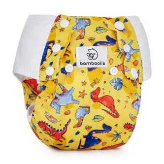 Bamboolik Tréninkové kalhotky Barva: Dinosauři, Velikost: L