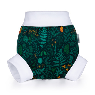 Bamboolik Natahovací svrchní kalhotky Barva: Kapradí, Velikost: L