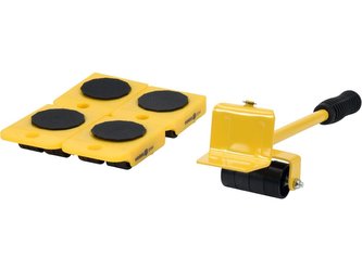 Sada podložek s kolečky 5 ks, nosnost 150 kg