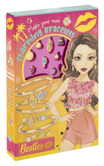 Sada na výrobu náramků s přívěsky Besties