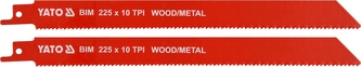 Pilové listy BIM 225mm 10TPI 2ks