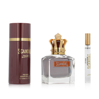 Jean Paul Gaultier Scandal Pour Homme EDT 100 ml + EDT MINI 10 ml + DEO ve spreji 150 ml M