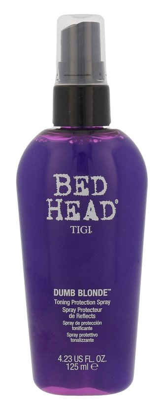 Tigi Bed Head Dumb Blonde Pro tepelnou úpravu vlasů Toning Protection Spray 125 ml pro ženy