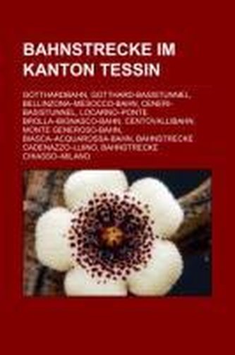 Bahnstrecke im Kanton Tessin