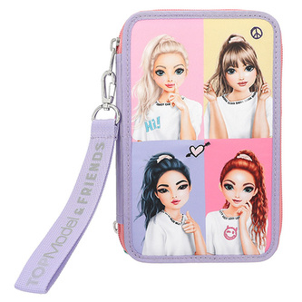 Penál s výbavou Top Model, S modelkami, třípatrový