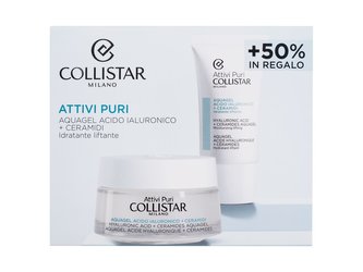Collistar Pure Actives pleťový gel Pure Actives Hyaluronic Acid Ceramides Aquagel 50 ml + pleťový gel Pure Actives Hyaluronic Acid Ceramides Aquagel 25 ml