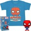 Funko Pocket POP! & Tee: Marvel -Holiday Spiderman M (dětské)