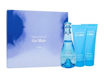 Davidoff Cool Water toaletní voda 100 ml + tělové mléko 75 ml + sprchový gel 75 ml