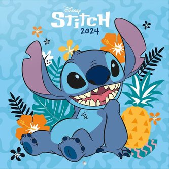 Oficiální nástěnný kalendář 2024 s plakátem Disney: Lilo & Stitch (30 x 30|60 cm)