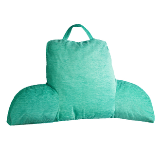 Polštář - opěrka na čtení - zelená - cca 50x100 cm