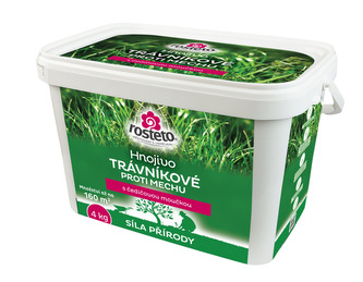 Hnojivo Rosteto s čedičovou moučkou - trávníkové proti mechu 4 kg