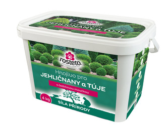 Hnojivo Rosteto s čedičovou moučkou - jehličnany a tůje 4 kg