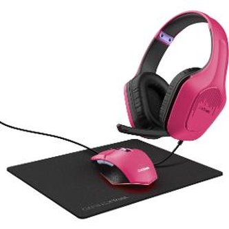 PC myš TRUST GXT 790 3v1 Gaming Bundle Pink