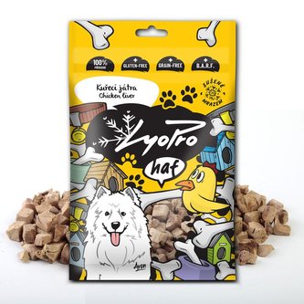 LyoPro haf Kuřecí játra sušené mrazem 50g