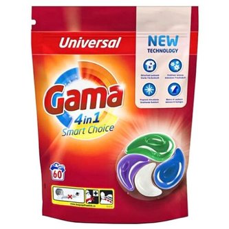 Gama (Vizir) 4in1 Universal kapsle na praní 60 ks