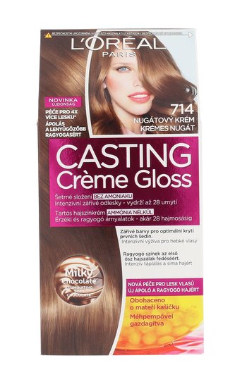 L´Oréal Paris Casting Creme Gloss Barva na vlasy 1 ks 714 Chocolate Lollipop pro ženy