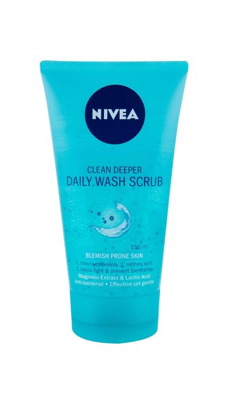 Nivea Clean Deeper Peeling Daily Wash Scrub 150 ml pro ženy