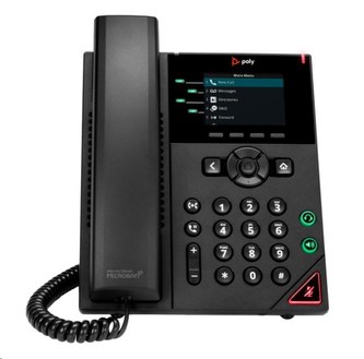 Poly VVX 250 4-Line IP Phone and PoE-enabled