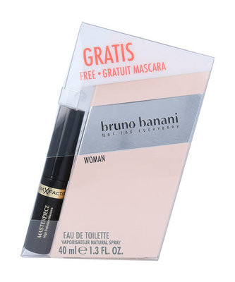 Bruno Banani Woman toaletní voda 40 ml + řasenka Max Factor Masterpiece Rich Black 5,3 ml