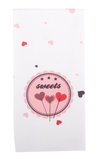 Utěrka LOVE - SWEETS světle růžová mikrovlákno 38x63 cm,
