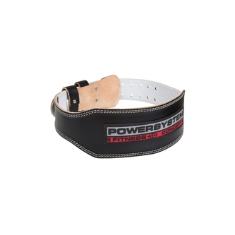 Power System - Kožený opasek Power Black černý - XL 99-119 cm