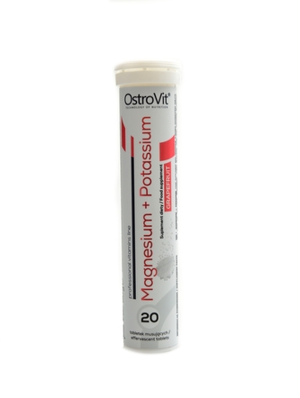 Ostrovit - Magnesium + potassium 20 effervescent tablet šumivé tablety - grapefruit