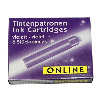 Inkoustové bombičky Online Germany, 6 kusů | barva fialová | 518142