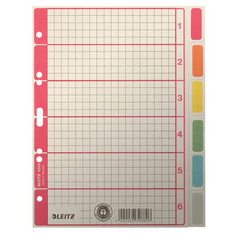 Rozlišovače Leitz, A5, 6 listů