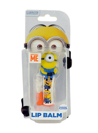 Minions Lip Balm Balzám na rty 4,5 g Banana pro děti