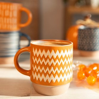 Hrnek | GRANTI | cihlový vzor | 0,28 l | 860862 Homla