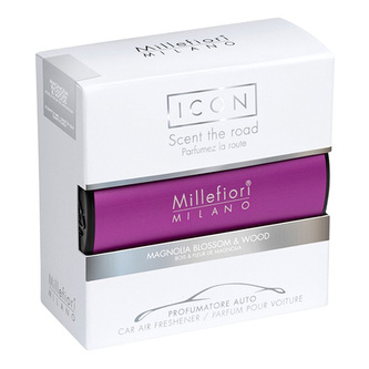MILLEFIORI Icon Magnolia Blossom & Wood růžová / Vůně do auta Classic