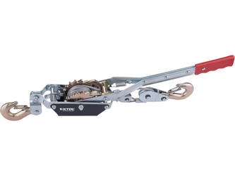 EXTOL PREMIUM kladka napínací lanová s pákou "hup-cuk", do 2T/2m lano. 2háky