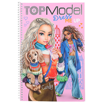 Kreativní sešit Top Model, 168 samolepek Kreativní sešit Top Model, 168 samolepek