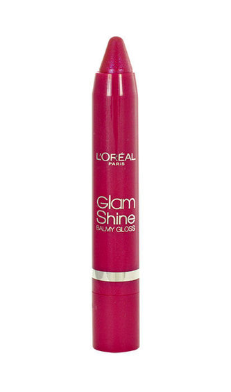 L´Oréal Paris Glam Shine Rtěnka Balmy Gloss 4,8 g 909 Pomegranate Punch pro ženy