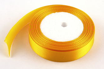 Stuha saténová 2cm x 23m 107 ŽLUTÁ