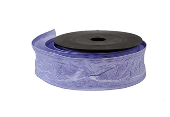 Textilní mačkaná stuha světle fialová