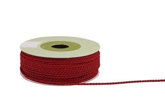 Polyesterový provázek 2mm bordó