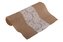 Jutová role s krajkou 30cm x 3m NATURAL/BÍLÁ