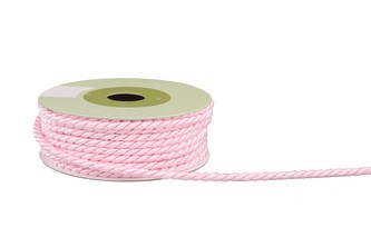 Polyesterový provázek 4mm růžový