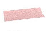 Floristická fólie s tečkou světle růžová