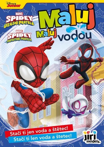Maluj vodou A5 Spidey