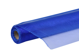 Organza uni 48,5cm x 10m TM. MODRÁ