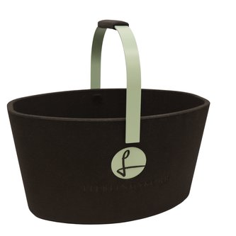 Milovaný košík LIEBLINGSKORB černý s pastelově malvovou