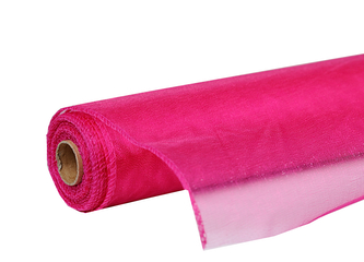 Organza SNOW 36cm x 9,1m CYKLÁMEN