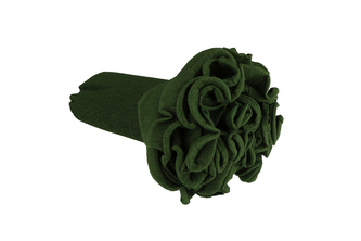 Krepový kornout listově zelený 591