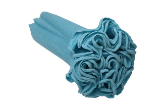 Krepový kornout blankytně modrý 556