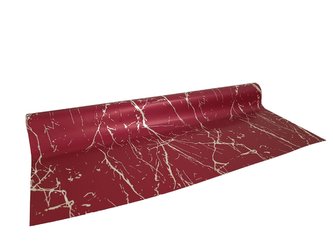 Floristická fólie mramorový design bordó