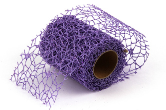 Big spider glitter 10cm x 4,6m 25 LILA