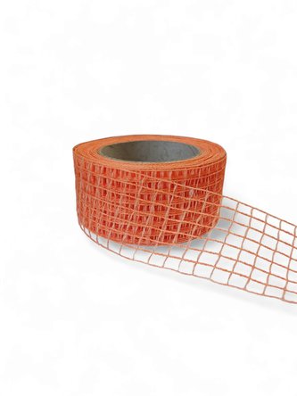 Jutavá stuha klasik 5 cm lososová