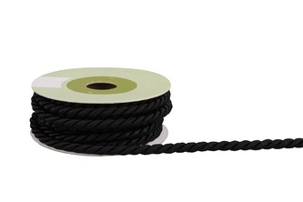 Polyesterový provázek 6mm černý